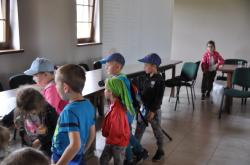 Przedszkolaki w Domku Myśliwskim